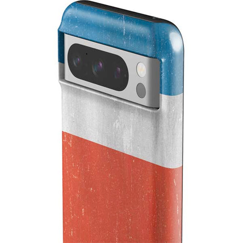 Costa Rican Flag Distressed Google Pixel 8 Pro Impact Case